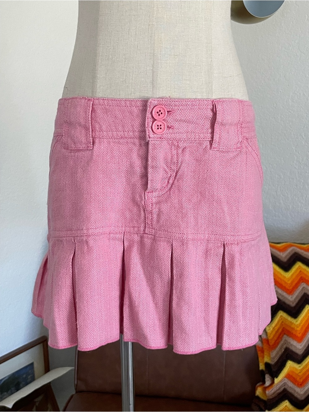 Y2K Aeropostale Y2K Barbie Pleated Mini Skirt